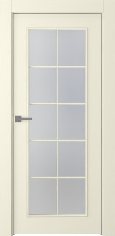Межкомнатная дверь Ламира 1 Эмаль шампань - фото