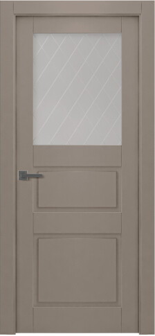 Межкомнатная дверь Инари Эмаль мокко - фото