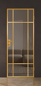 Межкомнатная дверь Спейс Апр 7 Gold - фото