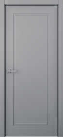 Межкомнатная дверь Стелла 1 Эмаль светло-серый - фото