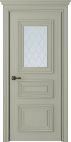 Межкомнатная дверь Палаццо 3/1 Эмаль шёлк - фото