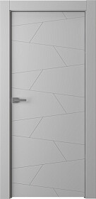 Межкомнатная дверь Svea Эмаль пепельный - фото