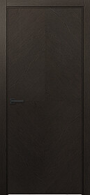 Межкомнатная дверь Лайнвуд 6 Тёмное дерево - фото