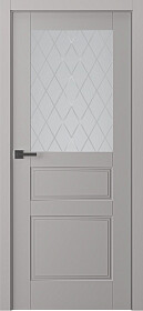 Межкомнатная дверь Инари Эмаль пепельный - фото