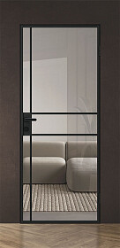 Межкомнатная дверь Спейс Апр 6 Black - фото