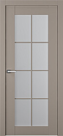 Межкомнатная дверь Френч 8 Эмаль мокко - фото