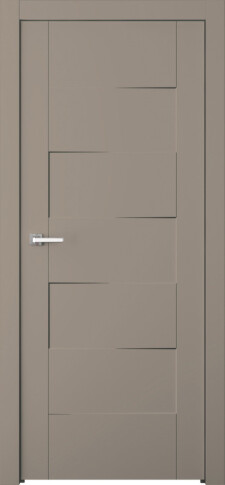 Межкомнатная дверь Split Эмаль мокко - фото