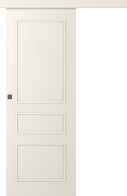 Межкомнатная дверь Ламира 3 Эмаль жемчуг Купе - фото