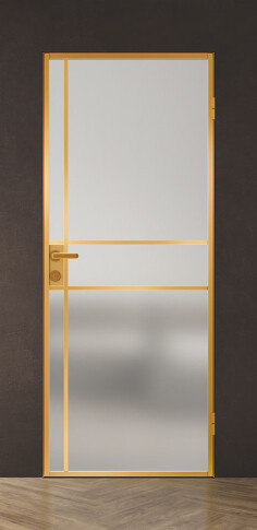 Межкомнатная дверь Спейс Апр 6 Gold - фото