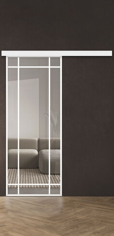 Межкомнатная дверь Спейс Ап 8 White - фото