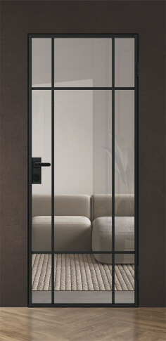 Межкомнатная дверь Спейс Апр 7 Black - фото