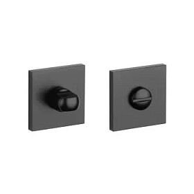Завертка сантехническая квадратная WC BLACK, черный (7 мм) фото