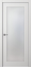 Межкомнатная дверь Стелла 1 эмаль белый - фото