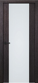 Дв.полотно Пвдоф "Лайнвуд 1 202" Чёрный Абрикос 2,0-0,8 Мателюкс Белый Каленый Распашная