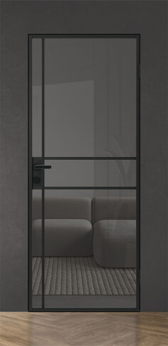 Межкомнатная дверь Спейс Апр 6 Black - фото