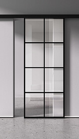 Межкомнатная дверь Спейс Ап 5 Black - фото