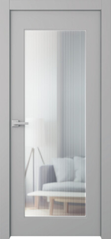Межкомнатная дверь Белла 1 Эмаль пепельный - фото