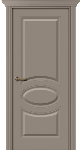 Межкомнатная дверь Элина Эмаль мокко - фото
