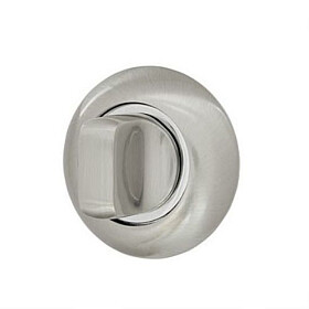Ручка поворотная WC-BOLT BK6-1SN/CP-3 матовый никель/хром фото