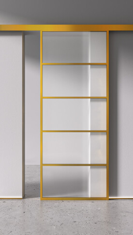 Межкомнатная дверь Спейс Ап 4 Gold - фото