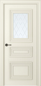 Межкомнатная дверь Палаццо 3/1 Эмаль шампань - фото