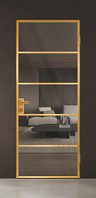 Межкомнатная дверь Спейс Апр 4 Gold - фото Межкомнатная дверь Спейс Апр 4 Gold - фото