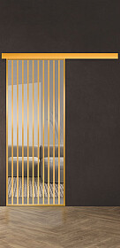 Межкомнатная дверь Спейс Ап 10 Gold - фото