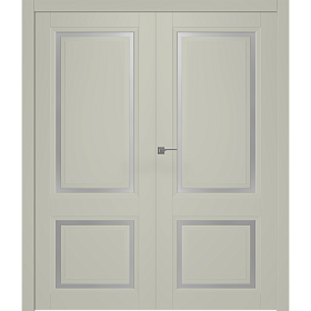 Межкомнатная дверь Аурум 2 Эмаль шёлк Двойная - фото