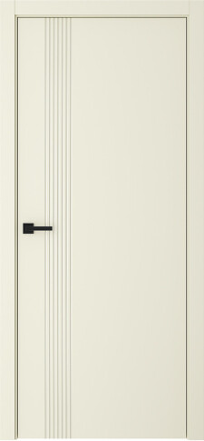 Межкомнатная дверь Прая Эмаль шампань - фото