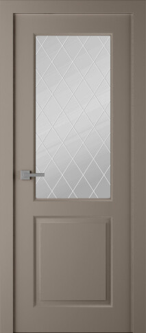 Межкомнатная дверь Alta Эмаль мокко - фото Межкомнатная дверь Alta Эмаль мокко - фото