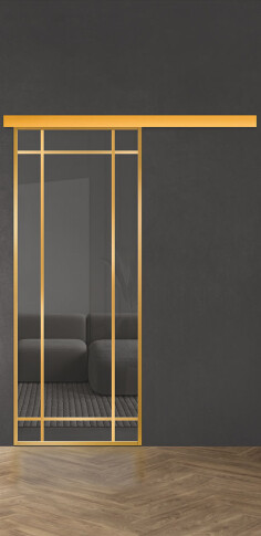 Межкомнатная дверь Спейс Ап 8 Gold - фото