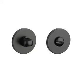 Завертка сантехническая круглая WC BLACK, черный (7 мм) фото