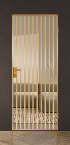 Межкомнатная дверь Спейс Апр 10 Gold - фото