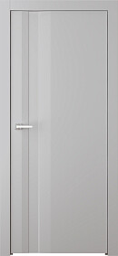 Межкомнатная дверь Слайд Эмаль пепельный - фото