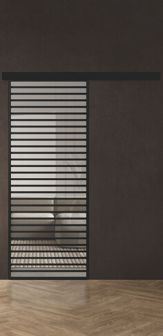 Межкомнатная дверь Спейс Ап 11 Black - фото