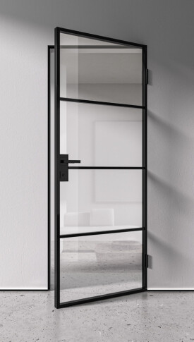 Межкомнатная дверь Спейс Апр 3 Black - фото