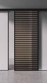 Межкомнатная дверь Спейс Ап 11 Black - фото