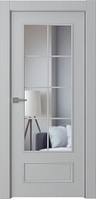Межкомнатная дверь Ламира 5 Эмаль пепельный - фото