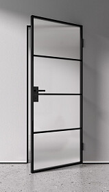 Межкомнатная дверь Спейс Апр 3 Black - фото