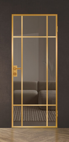 Межкомнатная дверь Спейс Апр 7 Gold - фото