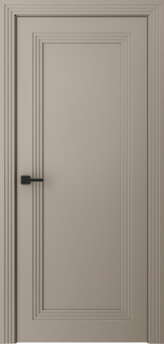 Межкомнатная дверь Левел 1 Эмаль мокко - фото