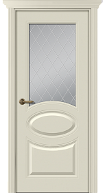 Межкомнатная дверь Элина Эмаль шампань - фото