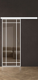 Межкомнатная дверь Спейс Ап 8 White - фото