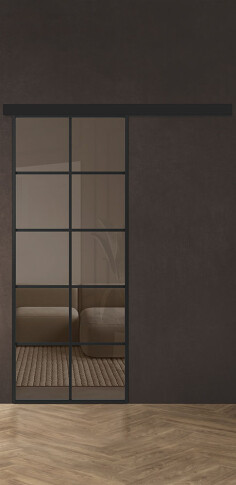 Межкомнатная дверь Спейс Ап 9 Black - фото