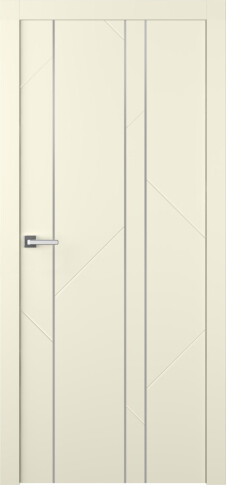 Межкомнатная дверь Флекс 1 Молдинг Хром Эмаль шампань - фото Межкомнатная дверь Флекс 1 Молдинг Хром Эмаль шампань - фото