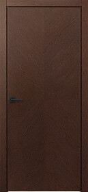 Межкомнатная дверь Лайнвуд 5 Королевский махагон - фото