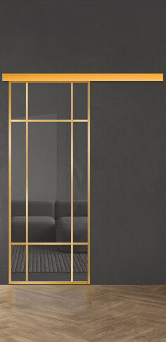 Межкомнатная дверь Спейс Ап 7 Gold - фото