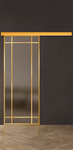 Межкомнатная дверь Спейс Ап 8 Gold - фото