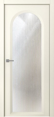 Межкомнатная дверь Аргентум 1E Эмаль шампань - фото
