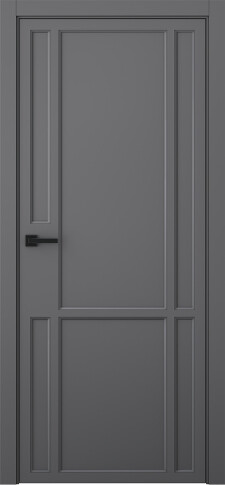 Межкомнатная дверь Нео 2 Эмаль графит - фото Межкомнатная дверь Нео 2 Эмаль графит - фото